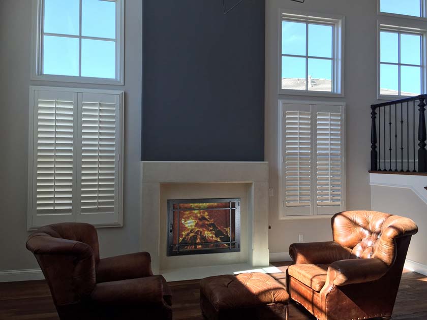 Fireplace mantel picture