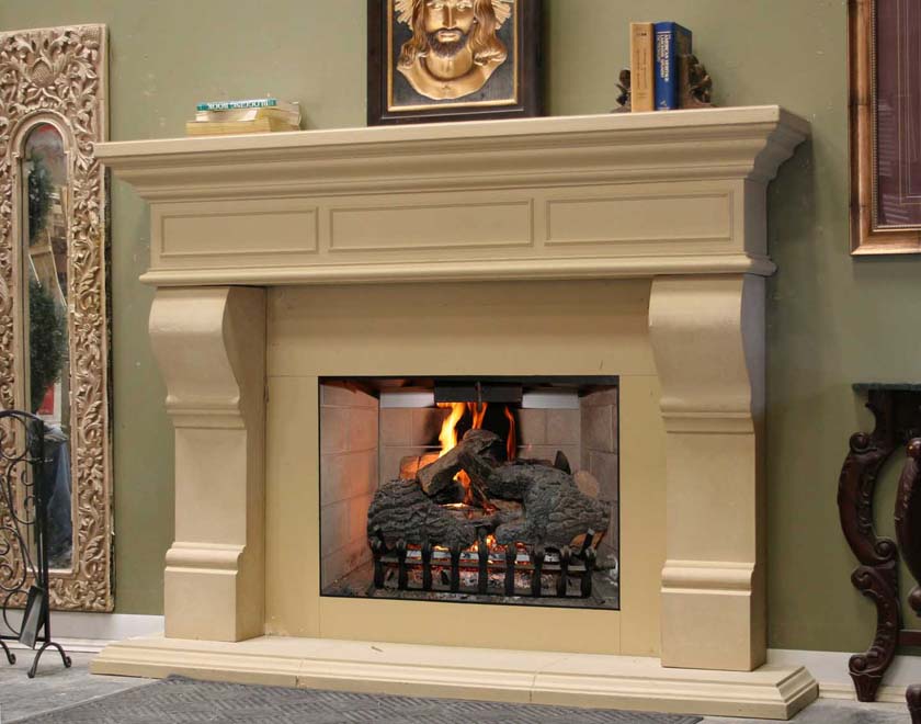 Fireplace mantel
