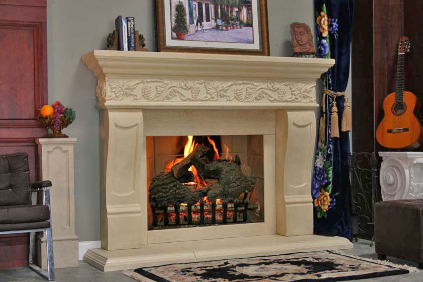 Fireplace mantel