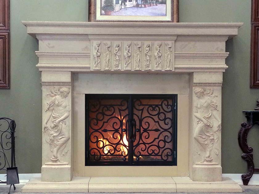 Fireplace Mantel 885